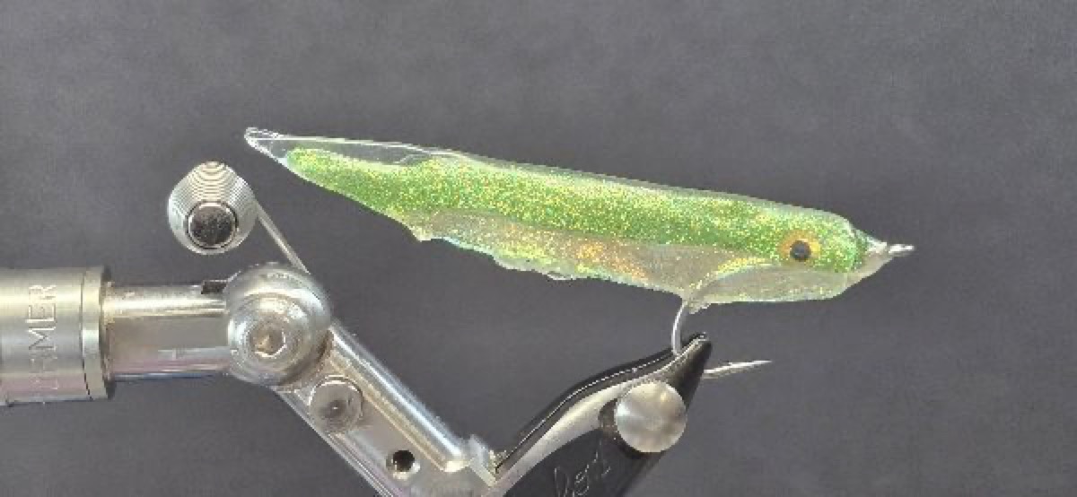 The Redemption Gummy Minnow fly pattern tied by Darrell Olson