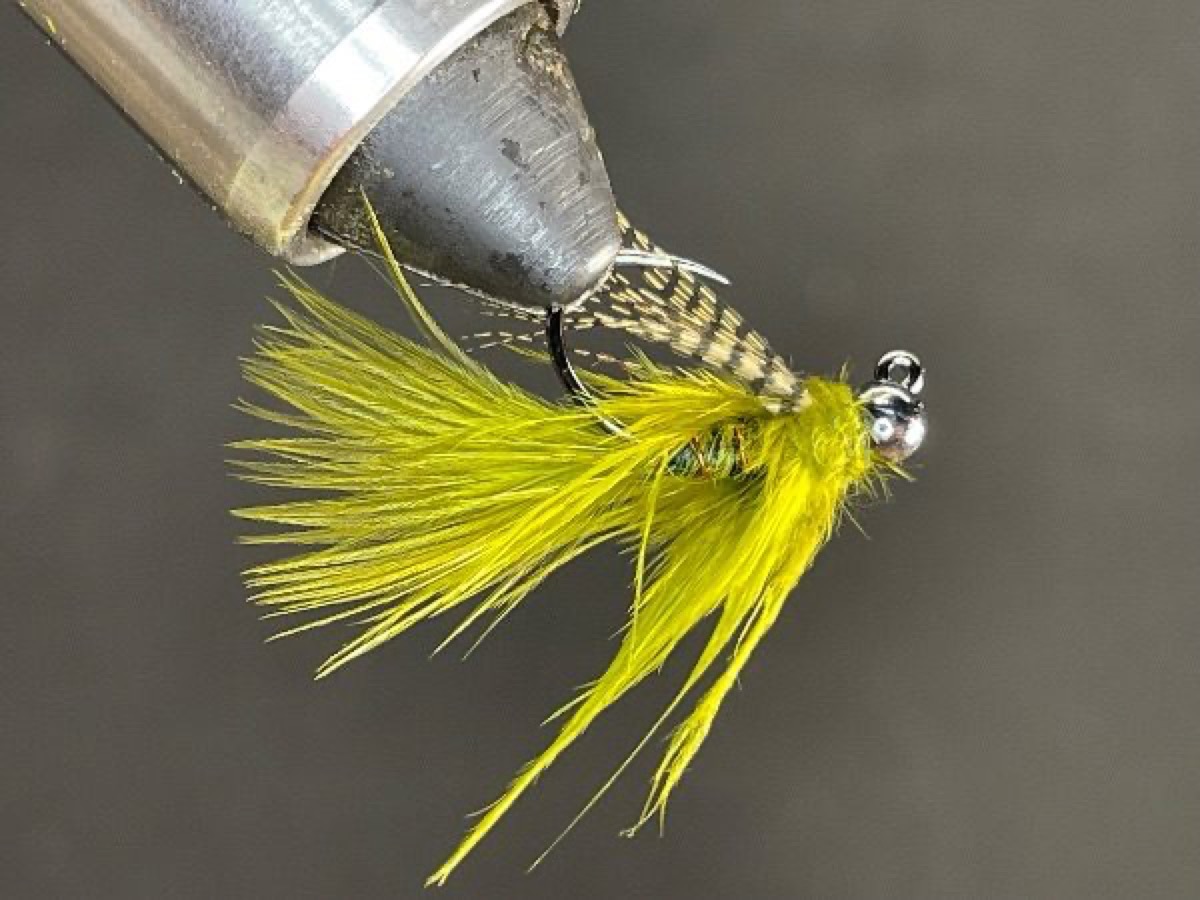 Olive Minnow Bugger fly pattern tied by Brent Jones