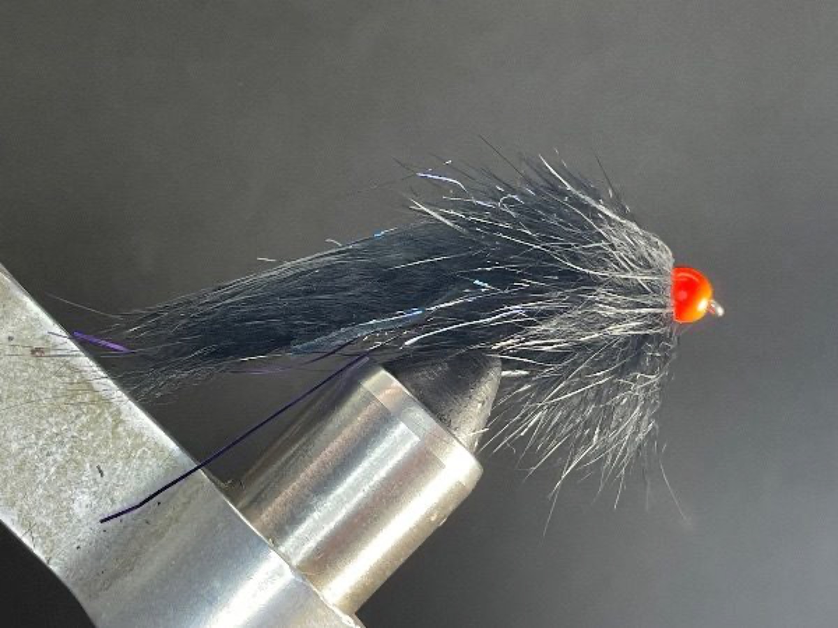 Egg Sucking Bunny Leech, Black fly pattern tied by Brent Jones