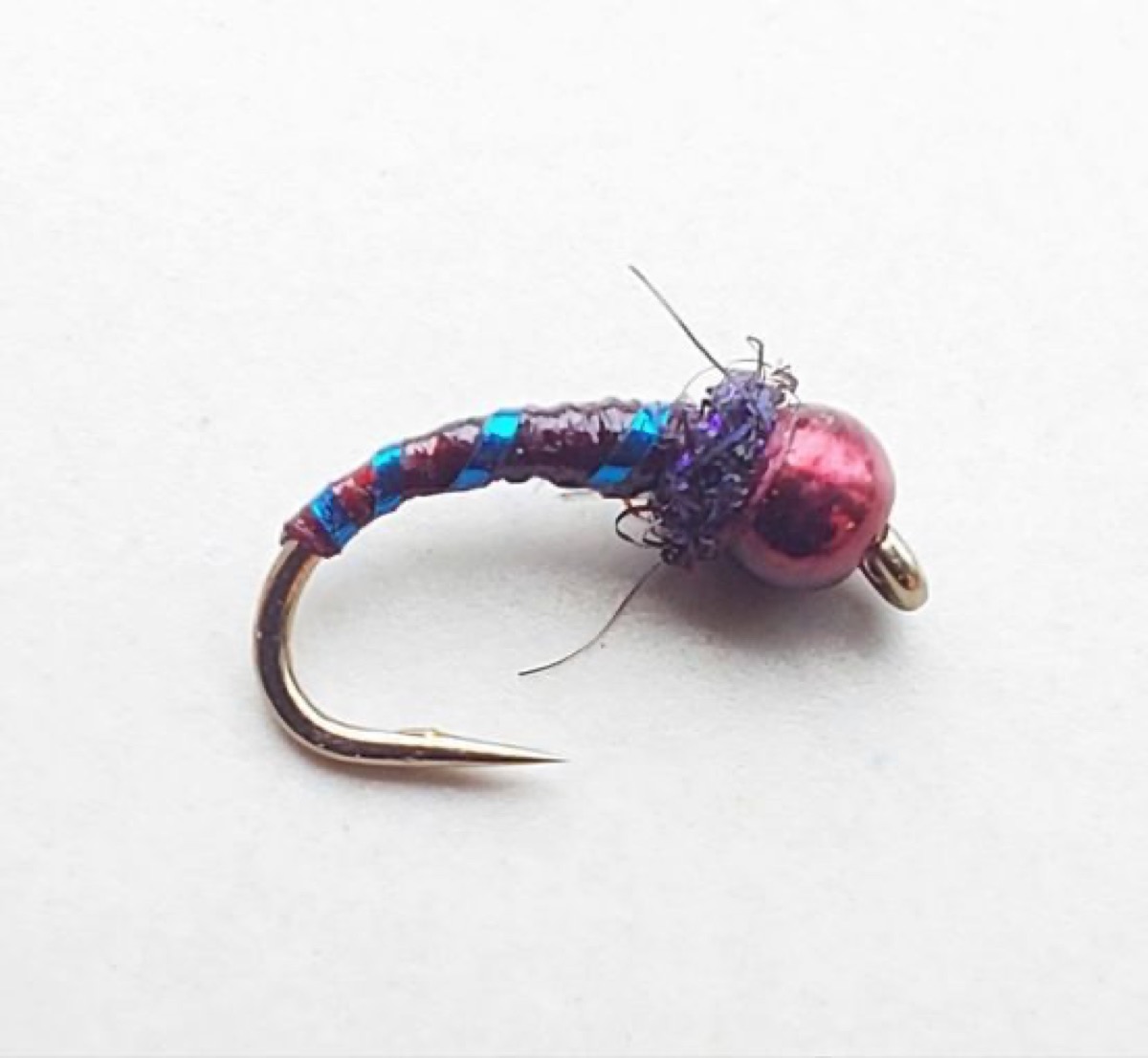 N60 Zebra midge variant fly pattern tied by Marten Staal