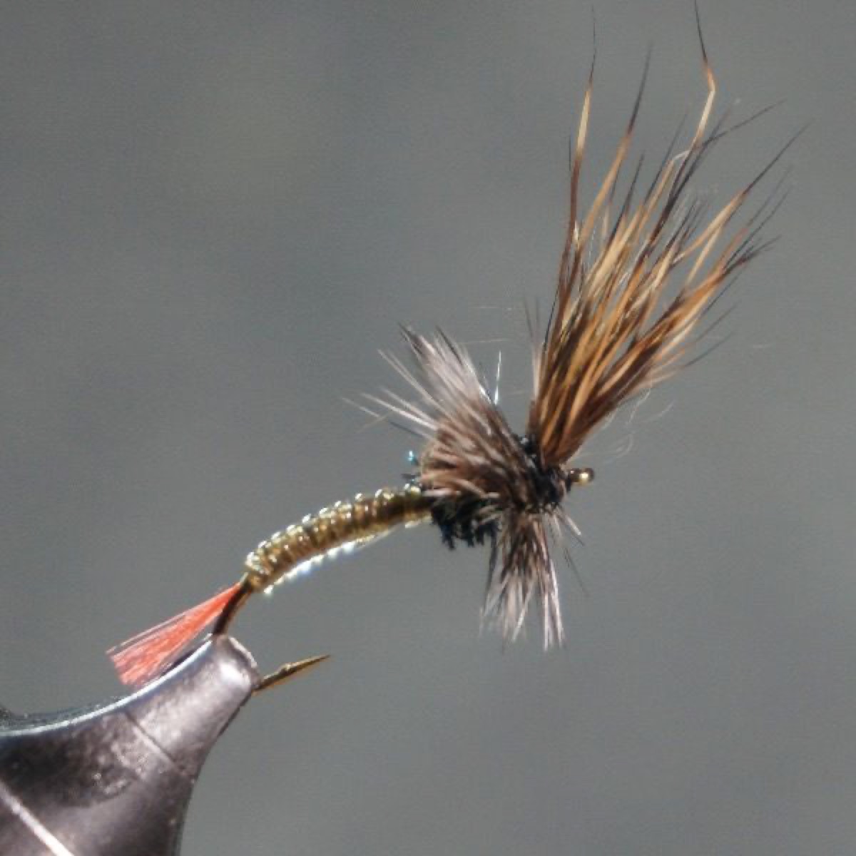 Woody’s Mayfly Cripple fly pattern tied by Christian Andrews