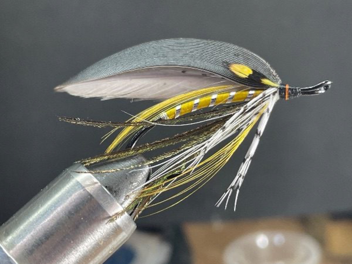 Grey Ghost Spey fly pattern tied by Brent Jones
