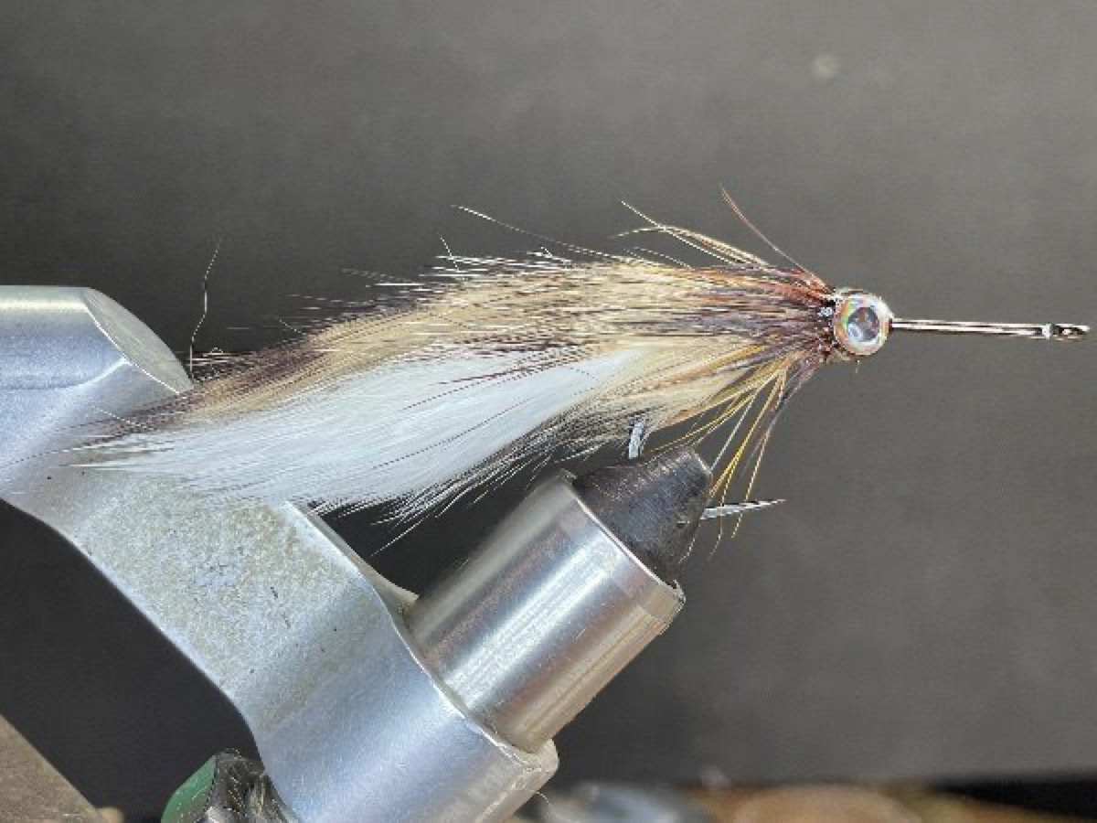 Tan Tiger Double Bunny fly pattern tied by Brent Jones