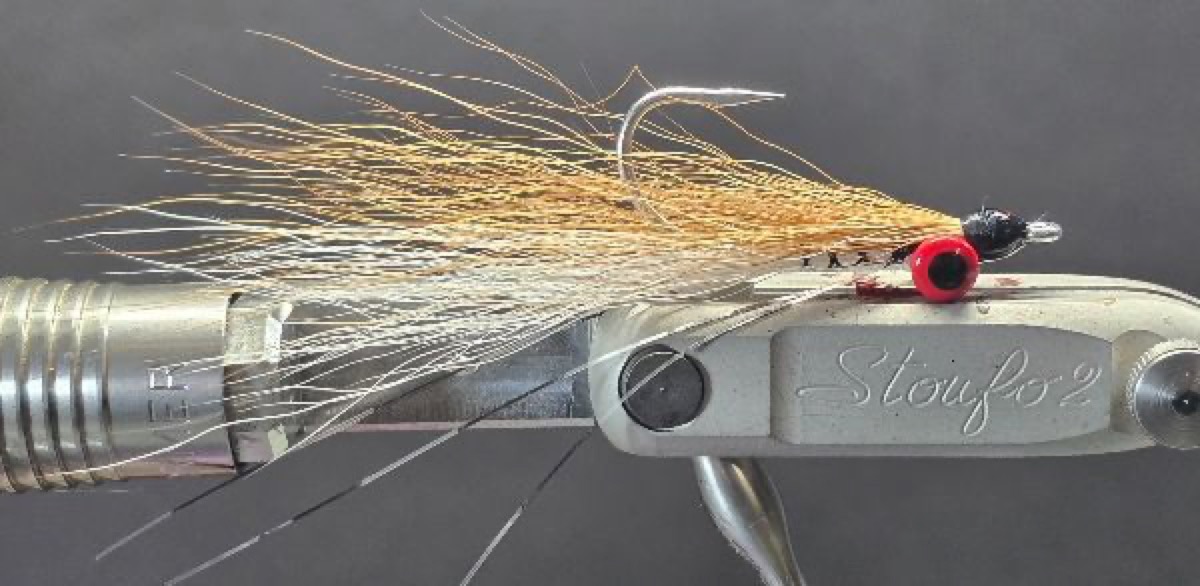 One Bucktail Clouser fly pattern tied by Darrell Olson