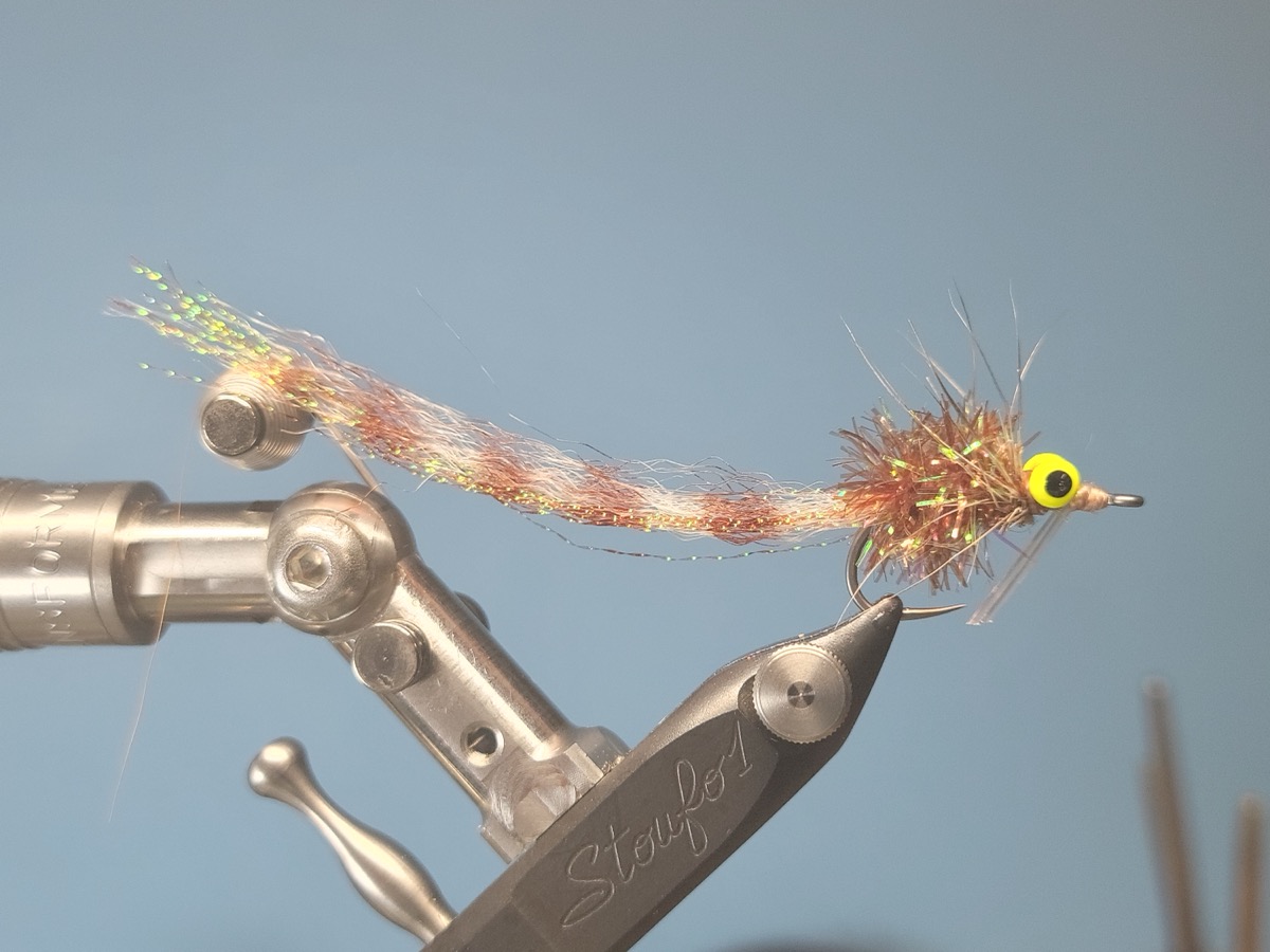 Tom Carver’s Redfish Magic fly pattern tied by Darrell Olson