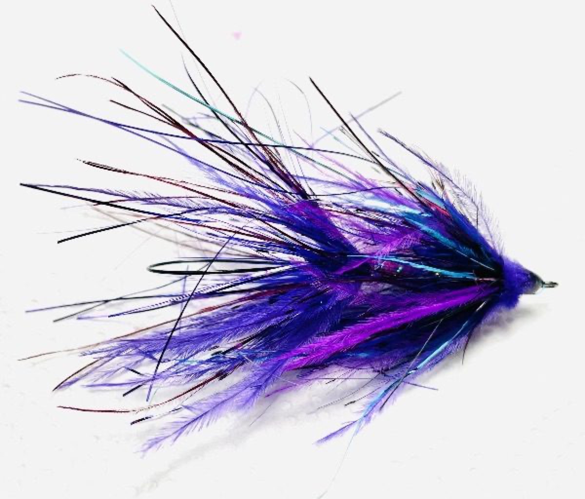 G.P. Tippet Intruder (Purple) fly pattern tied by Brent Jones