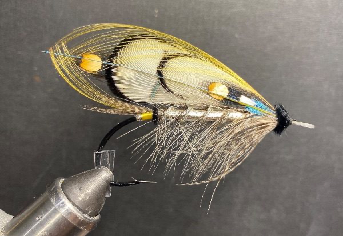 Lady Amherst fly pattern tied by Arthur Heffernan