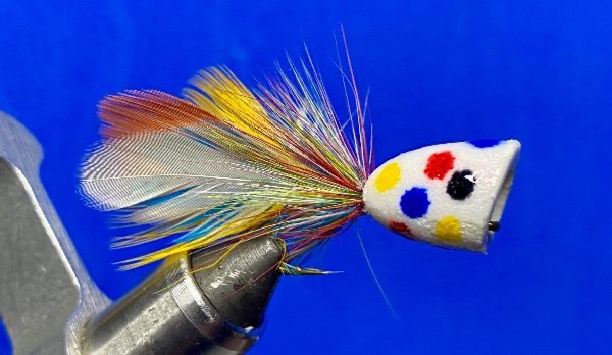 Wonderbread Popper fly pattern tied by Arthur Heffernan