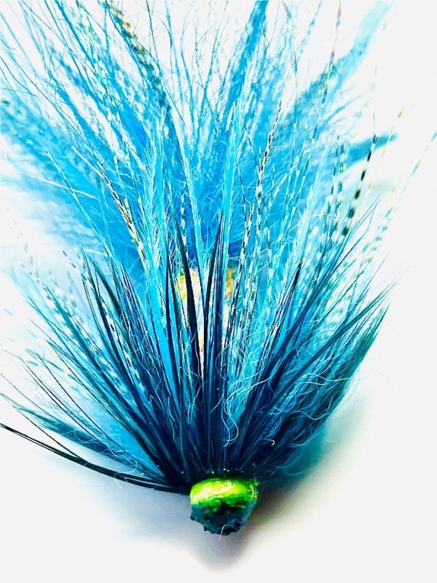Blue Fox Intruder fly pattern tied by Brent Jones