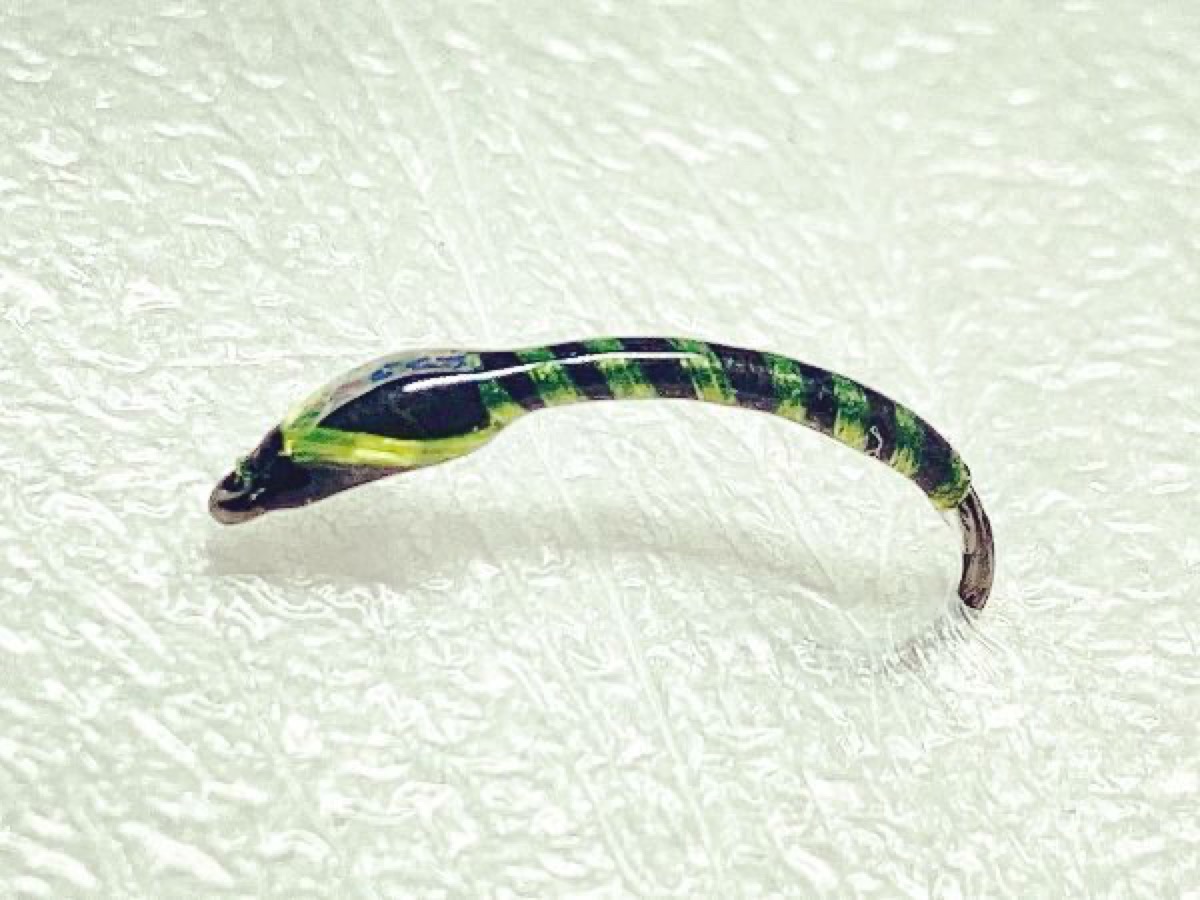 The Green Gobblin Midge fly pattern tied by Rick Passek