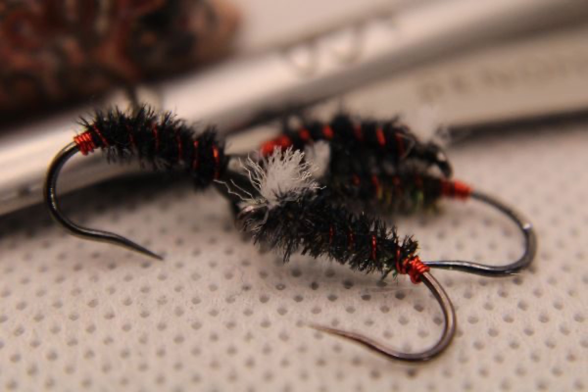 The Black n Peacock Midge fly pattern tied by Rick Passek