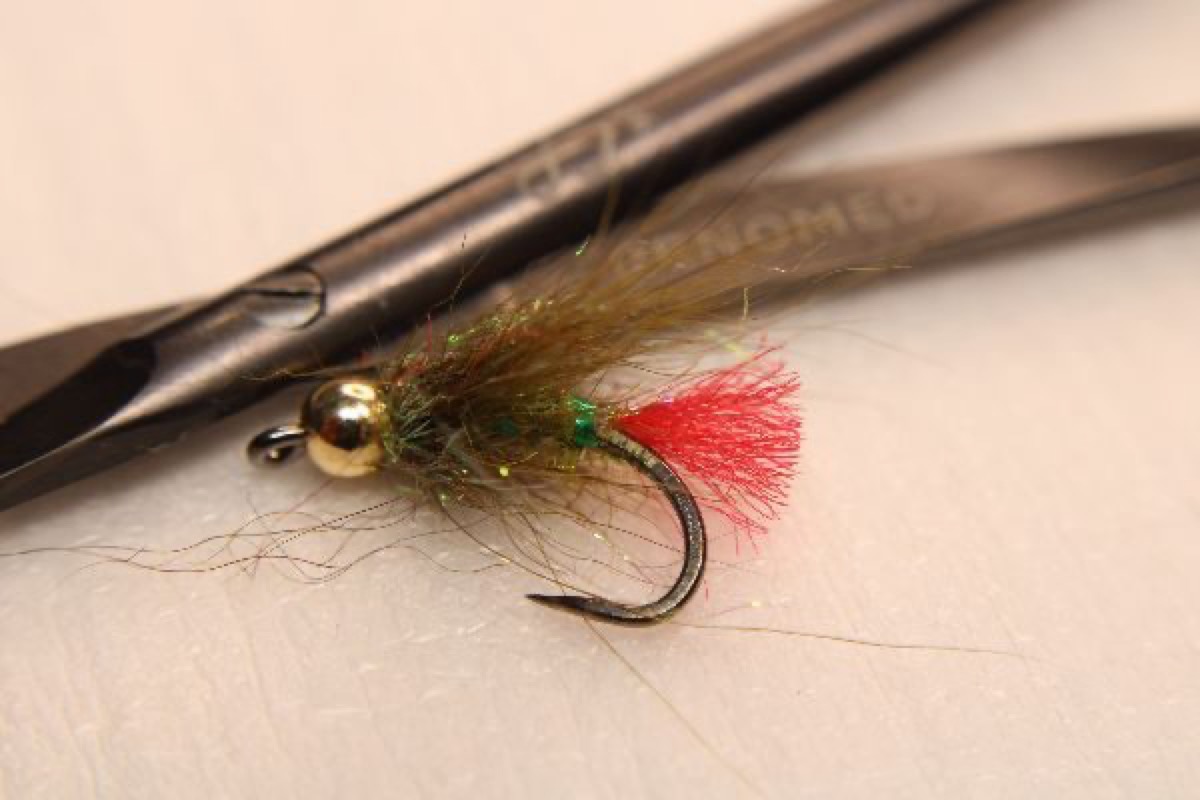 Rick's Red Tag (Sparkle Bug) fly pattern tied by Rick Passek