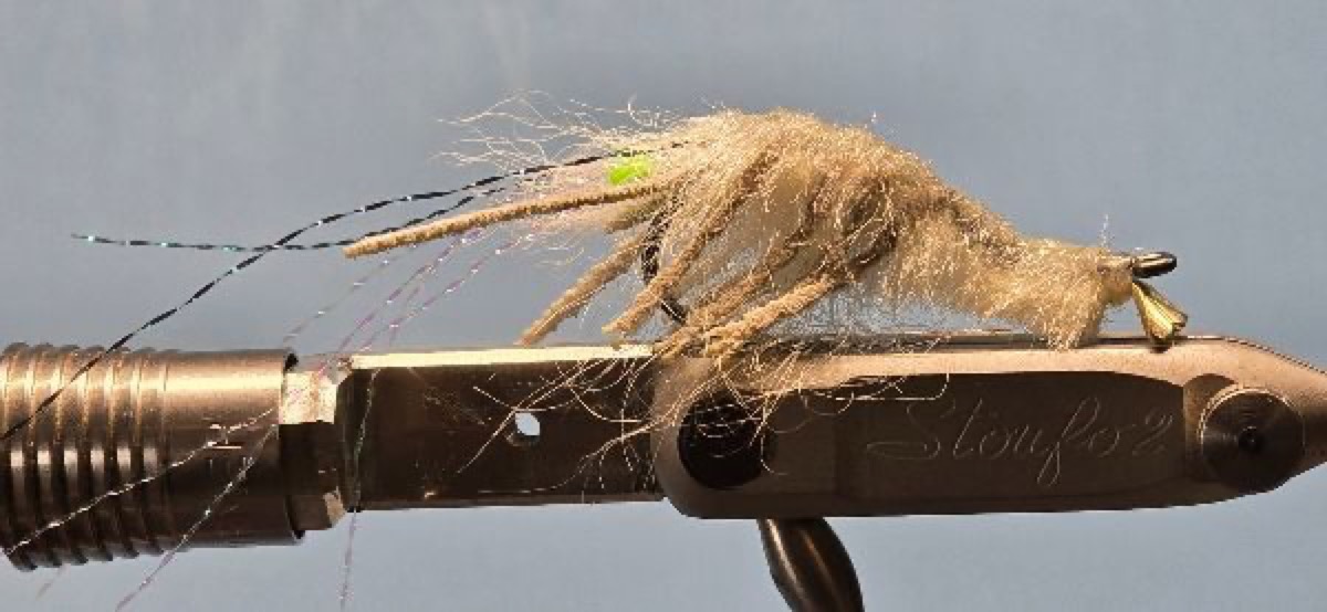 Darrell’s Shrimp fly pattern tied by Darrell Olson