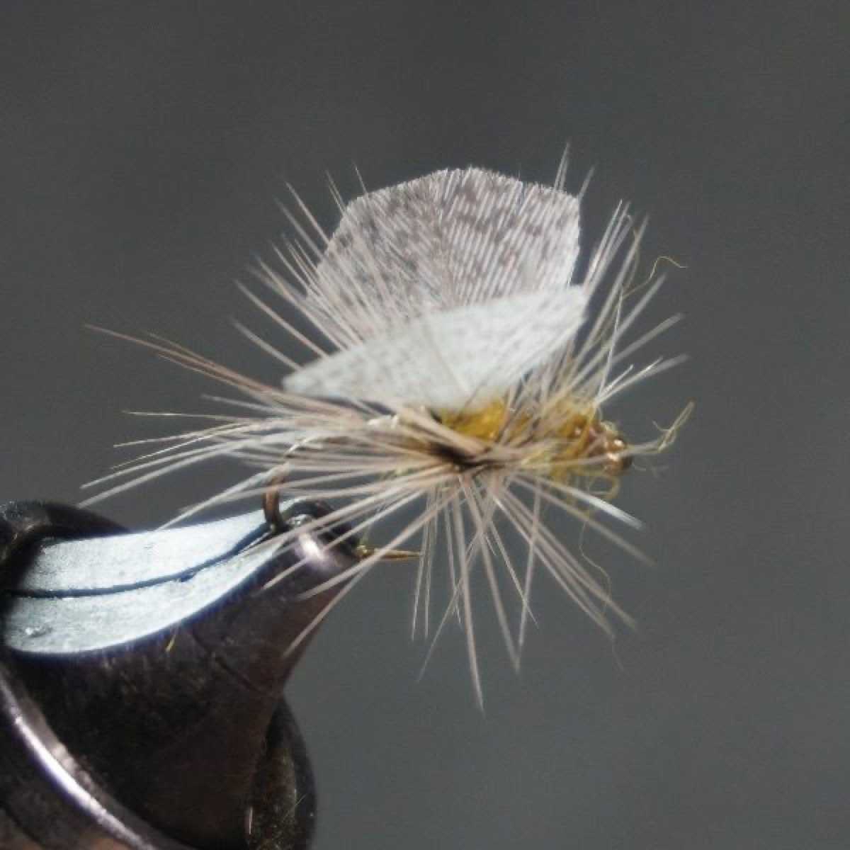 Fan Wing Sulphur Dun fly pattern tied by Christian Andrews
