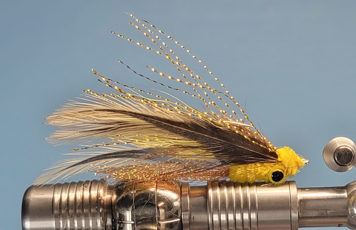 Lefty Kreh’s Flats Dredger fly pattern tied by Darrell Olson
