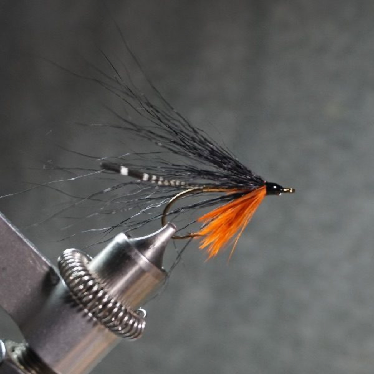 Black Demon fly pattern tied by Christian Andrews