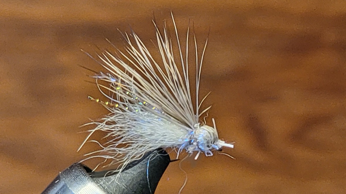 Sloped Caddis fly pattern tied by Darrell Olson