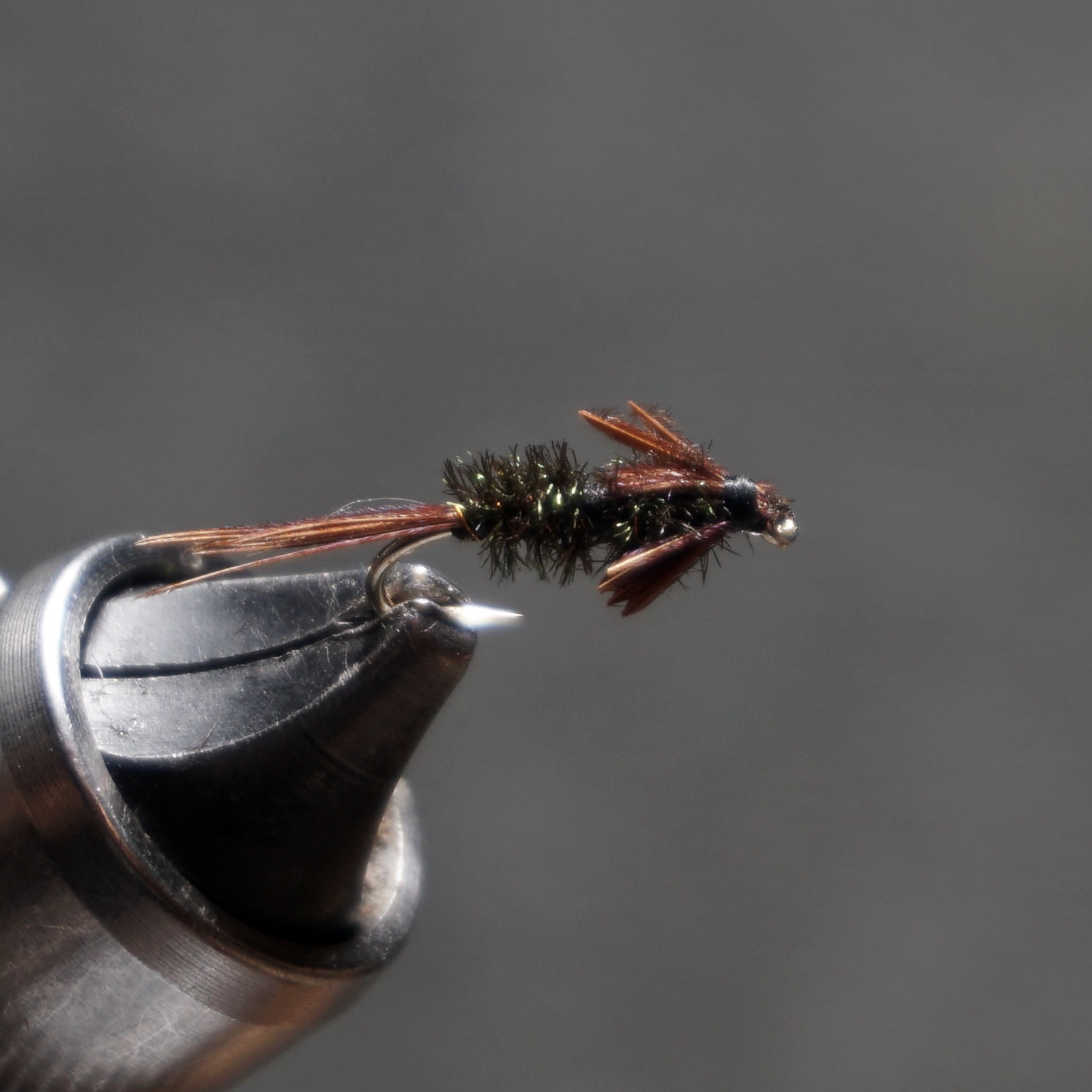 A. P. Peacock and Pheasant Nymph fly pattern tied by Christian Andrews
