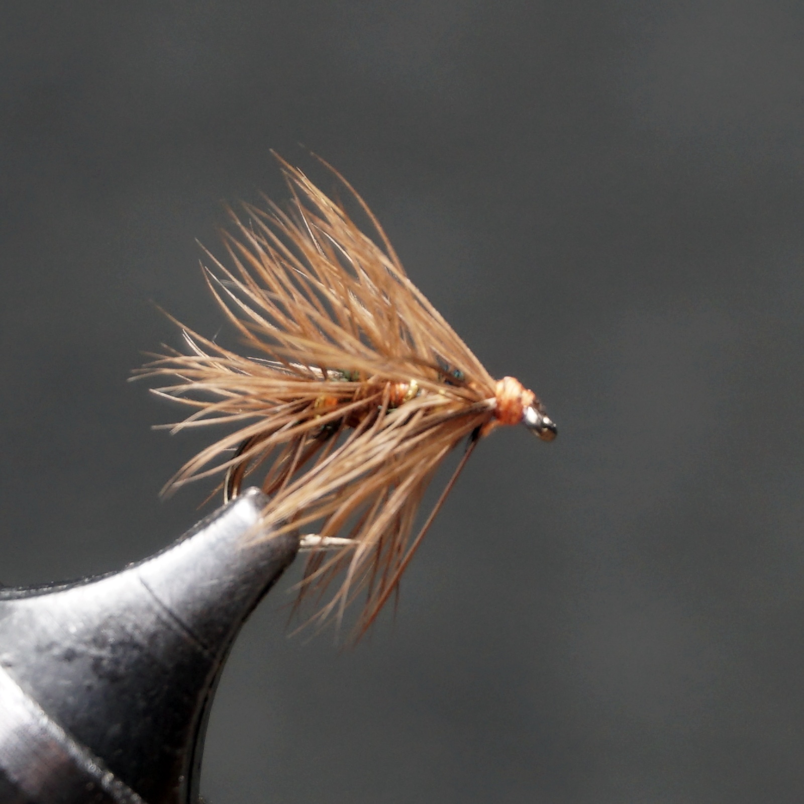 Orange Bumble fly pattern tied by Christian Andrews